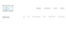 Tablet Screenshot of kristalloproductdesign.com